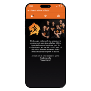 app della palestra New Athletic Padova