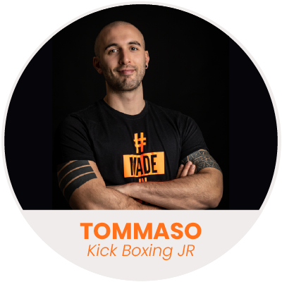 Tommaso, istruttore Kick Boxing Juniores – New Athletic Padova